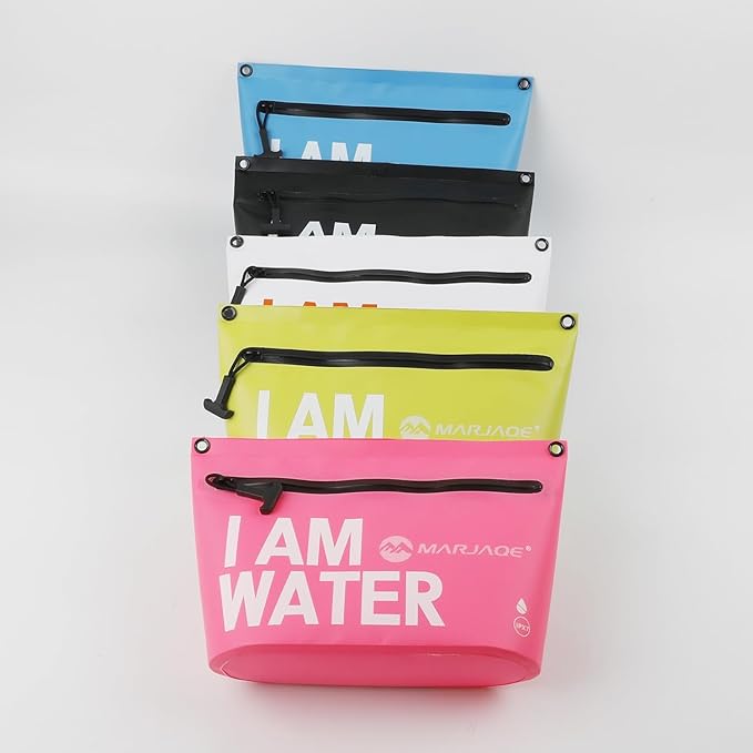IPX7 Waterproof Dry Bag 2.5L Floating PVC Dry Sack with Waterproof Zipper Shoulder Strap for Kayaking Swimming Beach Travel Boating Camping Hiking Canoeing Paddleboarding Water Sports (green)