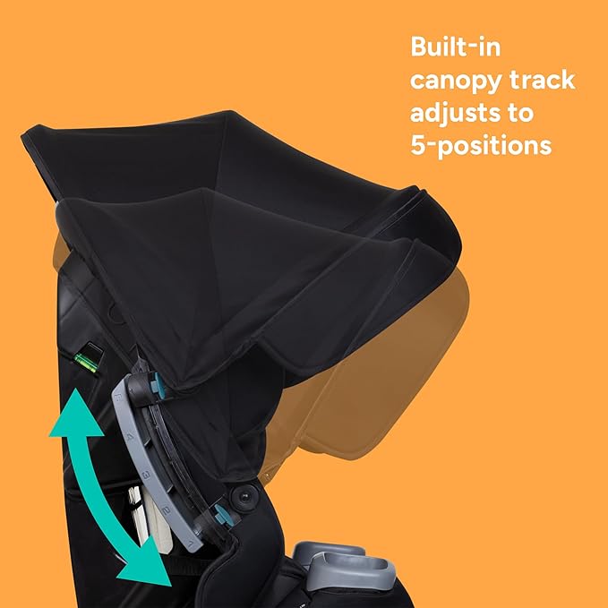 Baby Trend Cover Me™ 4-in-1 Convertible Car Seat, Midnight Black