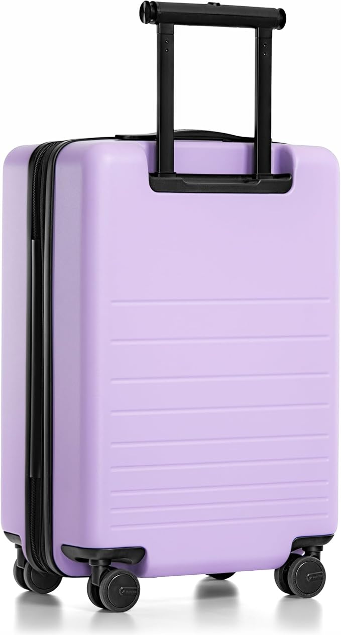 Traveler's Choice Markham Hardside Expandable Luggage with Double Spinner Wheels, Carry-On 21-Inch Suitcase, Purple