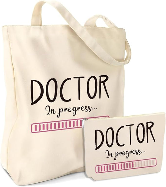 Writer Sewing Doctor Seam Principa Cosmetic Makeup Bag Beach Canvas Tote Bag for Women Girls Christmas Birthday