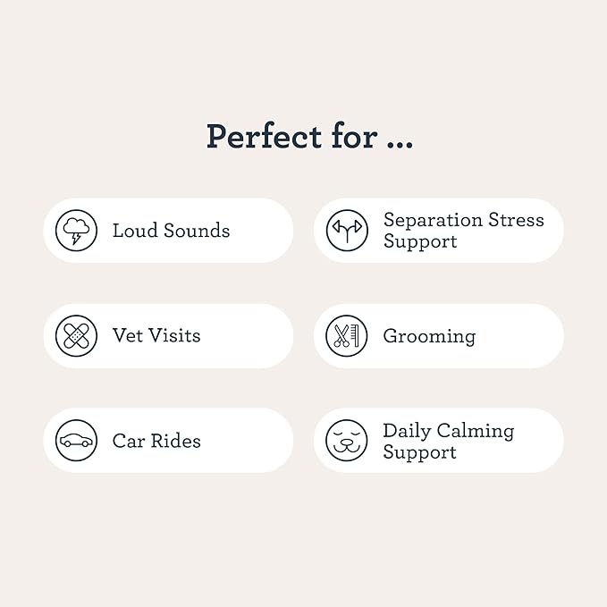 Kradle Chillers Hard Chews for Dogs - GABA L-Theanine - Occasional Anxiety Support - Chicken Flavor - 12 Hard Chews