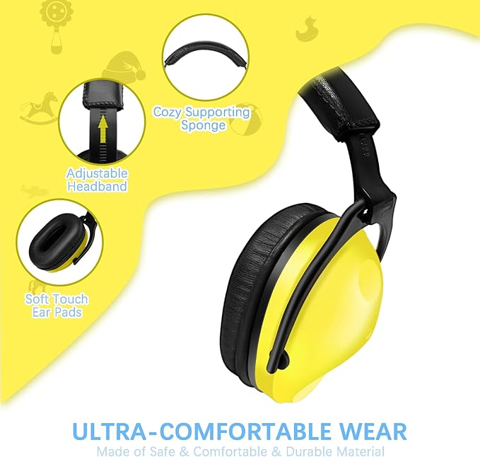 ZOHAN Kids Ear Protection 3 Pack,Kids Noise Canceling Headphone for Concerts, Monster Truck, Fireworks