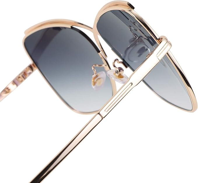 FEISEDY Womens Cute Sunglasses Oversized Butterfly X Shape Design Cateye Lady Sunglasses B2738