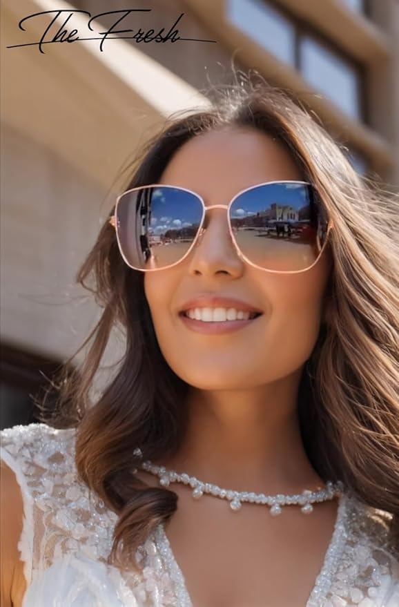 The Fresh Classic Crystal Elegant Women Beauty Design Sunglasses Gift Box