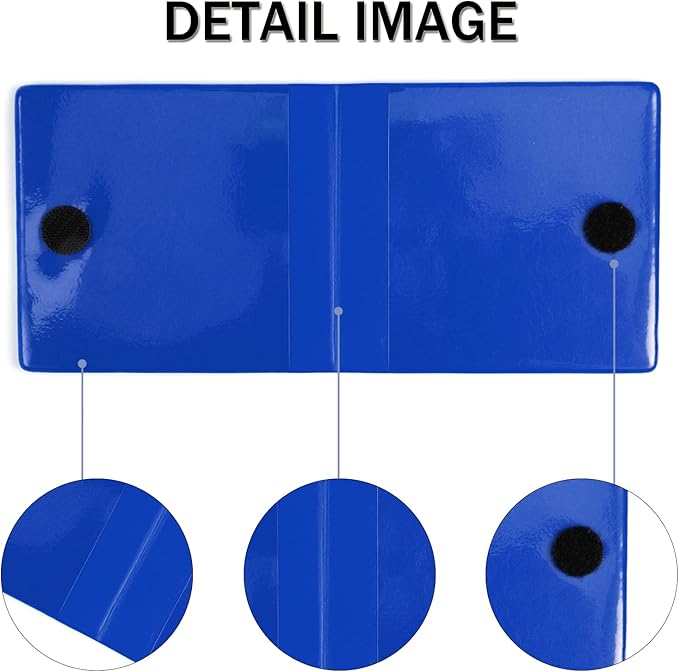 UYYE Car Registration and Insurance Card Holder, Vehicle Glove Box Car Organizer, Interior Car Accessories for Documents, Cards, License - 2 Pack