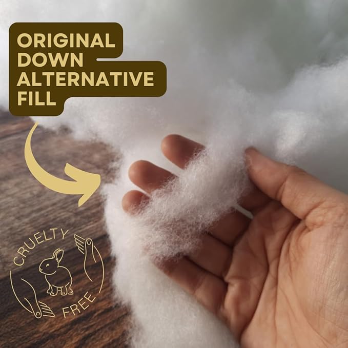 kinder Fluff Toddler Pillow (2Pack) 10x15in - First Pillow for Kids Age 2+, 100% Cotton Sateen Stripes Shell 300T, Down Alternative Fill, Machine Washable - Children & Travel Cushion - Yellow - XS