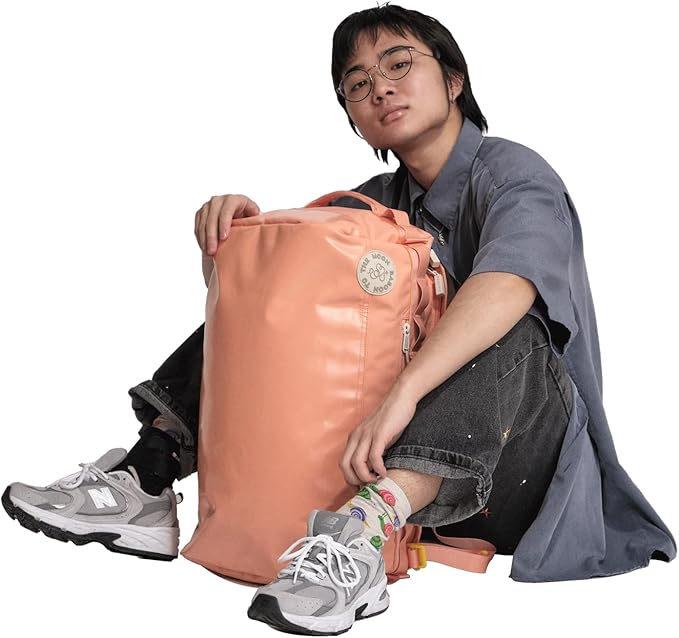 Baboon to the Moon Go-Bag Mini 32L – Detachable Straps, Small Duffle Bag for Travel, Gym Bag for Women, Mens Travel Bag, Duffel Bags for Traveling, Travel Duffel Bags for Women (Sunset Coral)