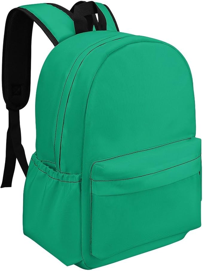 Malachite Backpack Adult Travel Daybag for Women Men College Backpack for Vacation Hiking Camping Bag