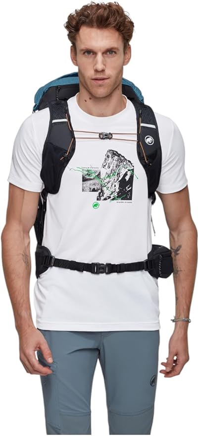 Mammut Ducan 22 – Unisex Outdoor Backpack for Hiking, Running, and Everyday Adventures, Sapphire-Black, 22L