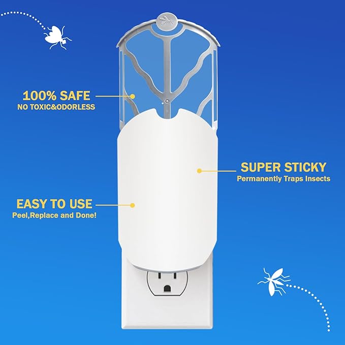 BAIMNOCM 33 Pack Refills Cartridge Compatible with Flying Insect Trap Refill M364 M364A and Max,White
