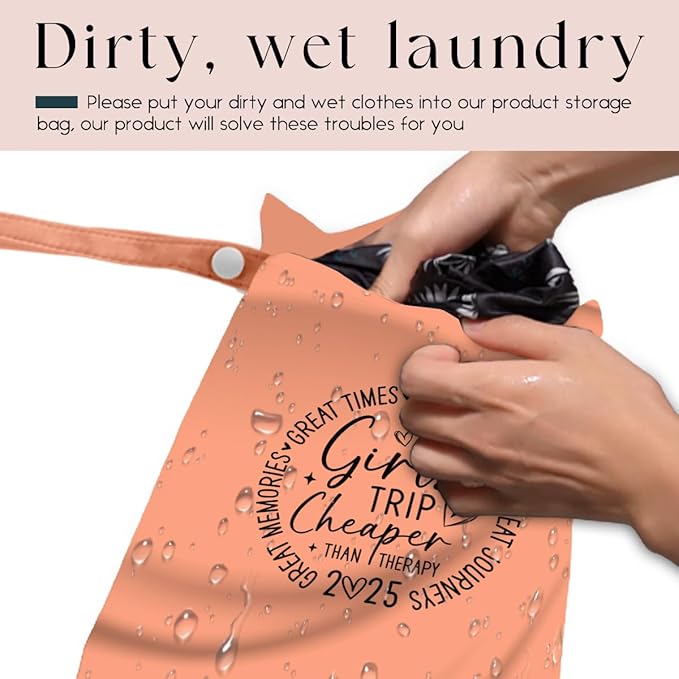 2Pcs Girls Trip Gifts Wet Dry Bag, Aloha Beach Bag Wet Bag Favors, Sunscreen Swimsuit Toiletry Travel Essentials For Women, Beach Travel Laundry bags for Dirty Diaper Swimsuit Gifts