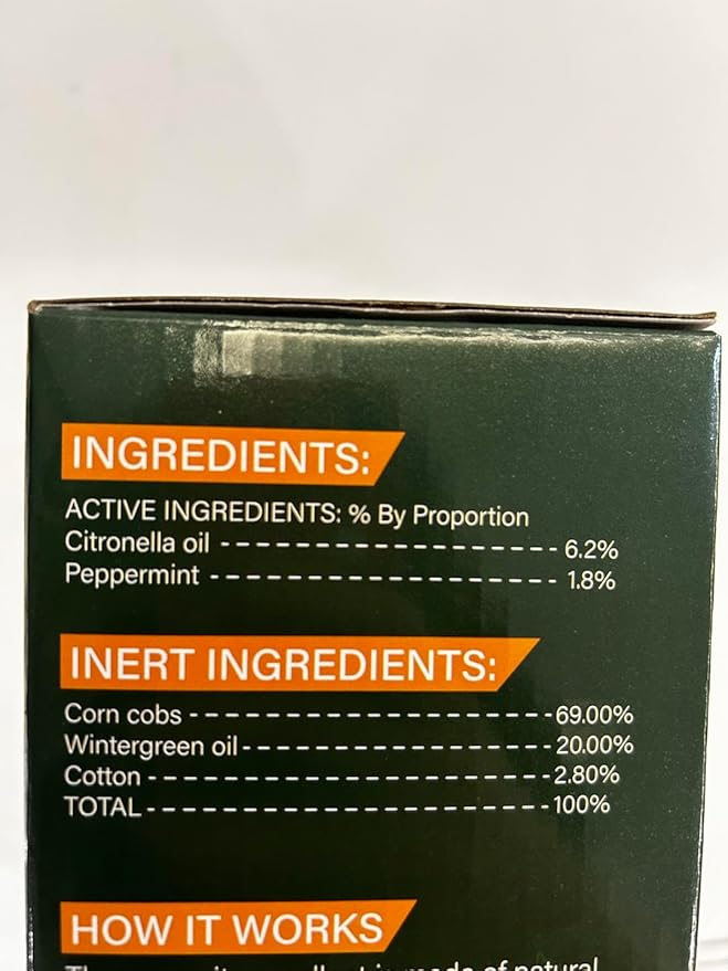36 Pcs Mosquito Repellent Wipes - Peppermint Oil Insect Repellent Wipes Individually Wrapped, Safe & Effective Bug Insect Protection for Outdoor Activities, Natural Plant-Based, Long-Lasting