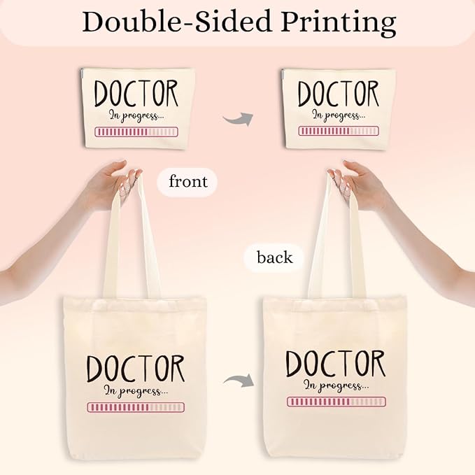 Writer Sewing Doctor Seam Principa Cosmetic Makeup Bag Beach Canvas Tote Bag for Women Girls Christmas Birthday