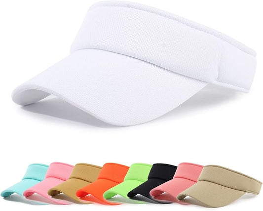 Sun Visor Hat Adjustable Velcro Outdoor Sports Cap for Men Women Adults