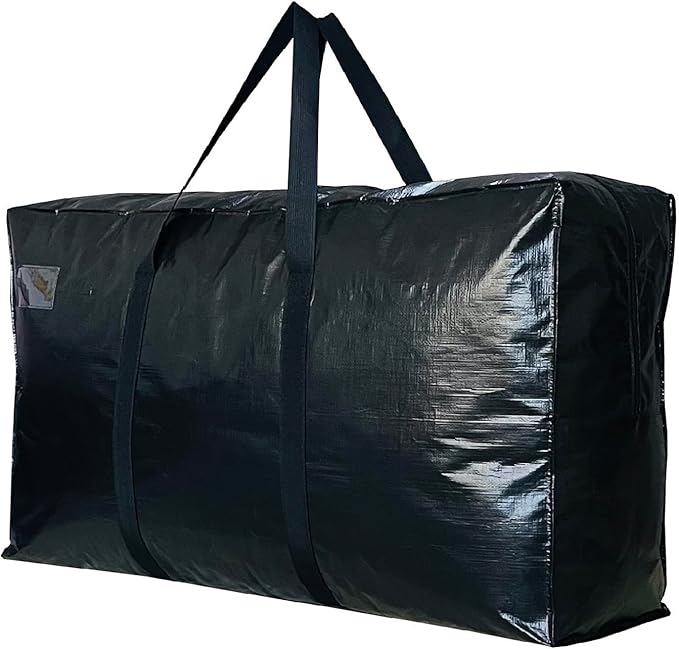 Extra Large Storage Duffle Bag for Travel, Black Oversized Giant Big Traveling Duffle Bag