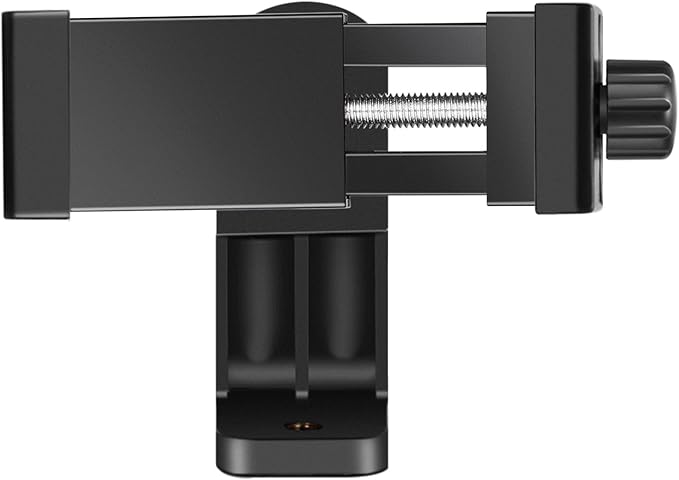 Neewer Smartphone Holder Phone Tripod Mount Compatible with iPhone 16 15 Pro Max Plus 14 13 12 Mini Samsung Galaxy S24 S23 Ultra, Cell Phone Clip Vertical Bracket Adapter for Tripod with 1/4" Screw