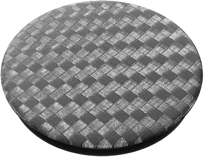 PopSockets Phone Grip with Expanding Kickstand, Adhesive Grip - Carbonite Weave