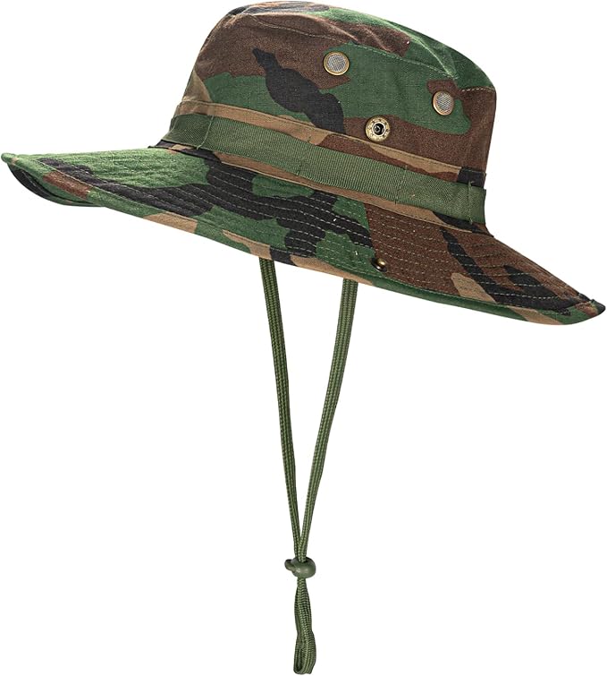 Sun Hats for Men Women Boonie Hat UPF 50+ Bucket Hat Wide Brim UV Protection Fishing Hiking Safari Outdoor Hats