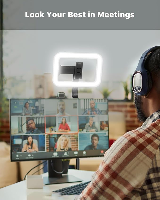 M MYBAT PRO Selfie Ring Light with 72" Tripod Stand - Extendable Selfie Stick with Light for Phone, Live Streaming, Makeup, Travel, Gaming, Video, Includes Phone Holder& USB-C Powered