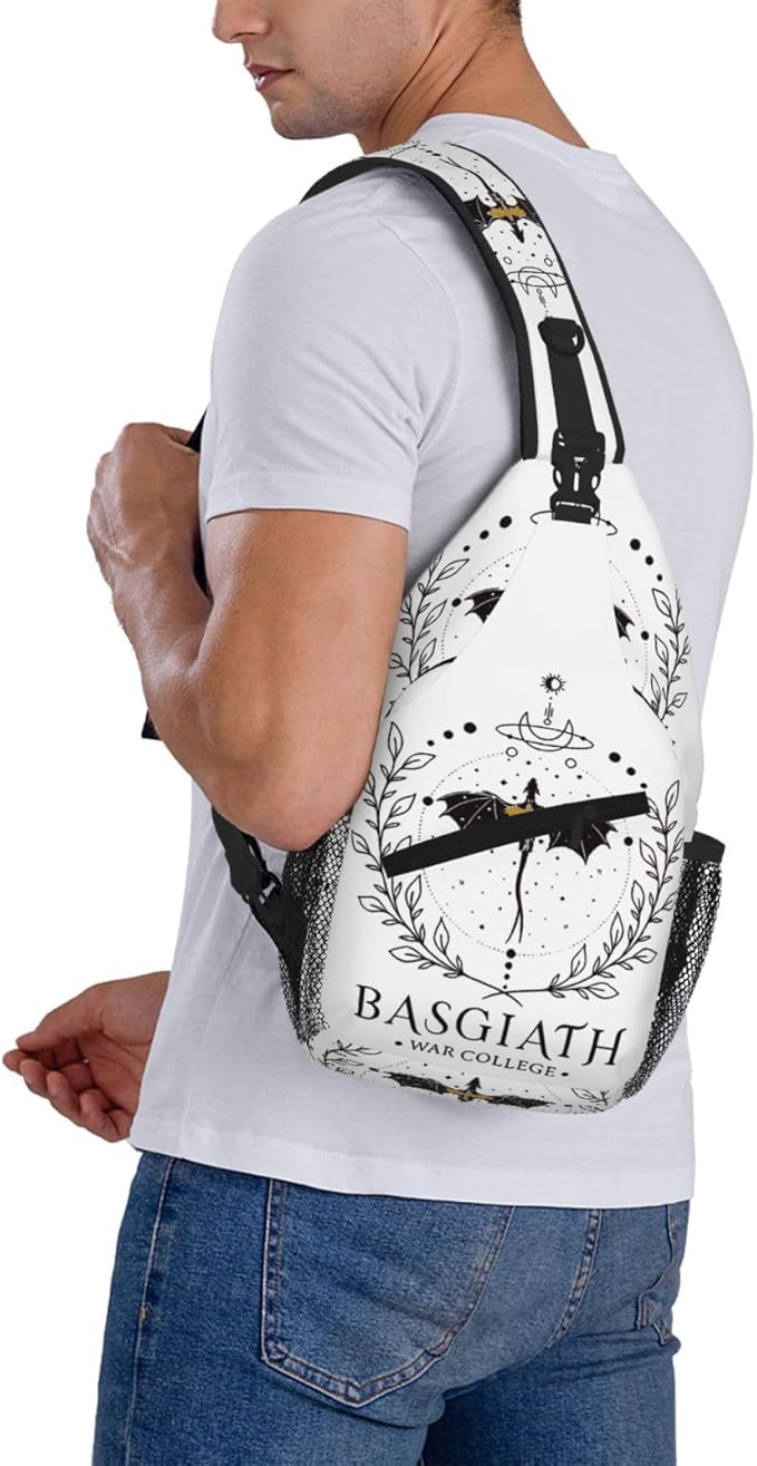 Fourth Dragon Wing Crossbody Bag Trendy Sling Bag Bakpack Casual Chest Bags Daypack For Hiking Walking Travel Running(4)