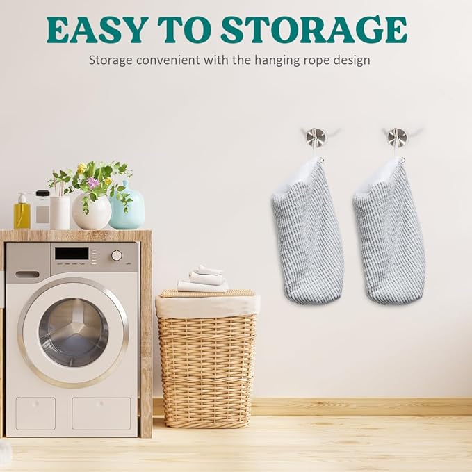 Shoe Washing Machine Bag 2 Pack, 360°Deep Clean Durable Shoes Laundry Bag for Washer and Dryer, Reusable Shoe Cleaner Bags, Sneaker Washing Machine Bag, Gray