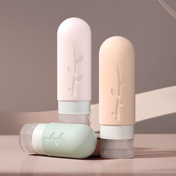 16 Pack Travel Bottles Set - TSA Approved Leak Proof Silicone Squeezable Containers for Toiletries, Conditioner, Shampoo, Lotion & Body Wash Accessories (16 pcs/P1 Pack)