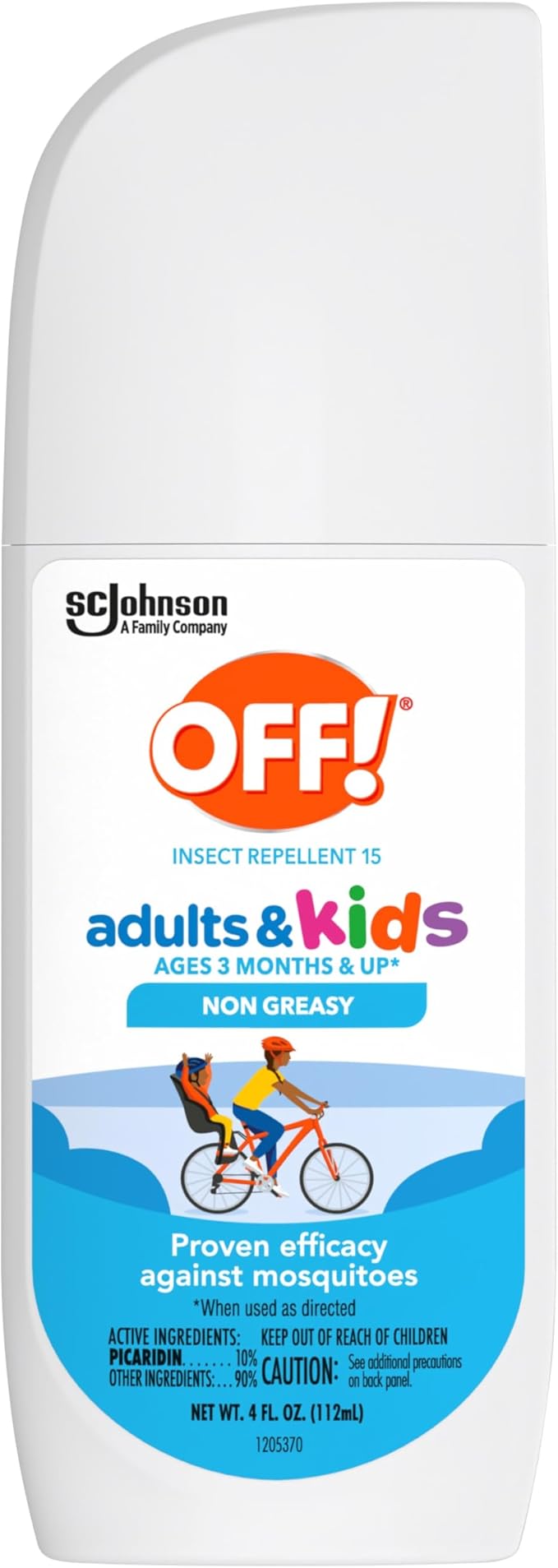 OFF! Insect Repellent Spritz for Adults & Kids, Fragrance-Free Bug Spray for Everyday Protection from Mosquitoes and Ticks, 4 oz