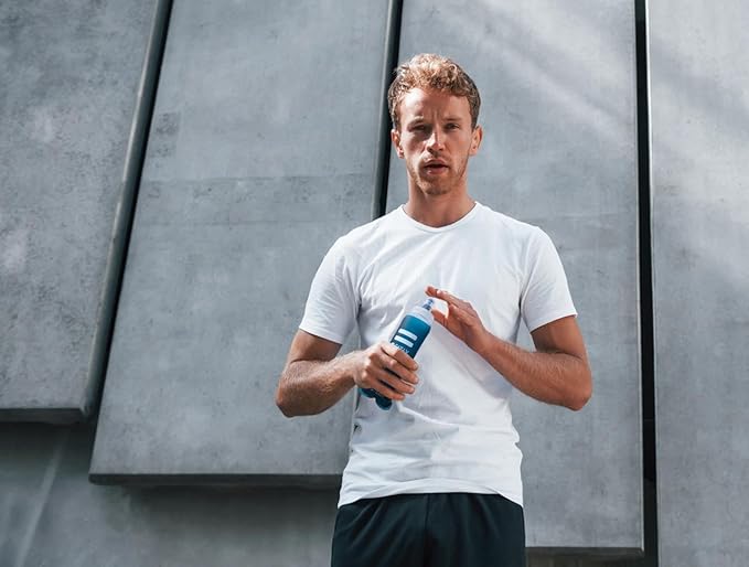 FITLY Soft Flask - Shrink As You Drink Soft Water Bottle for Hydration Pack - Folding Water Bottle Ideal for Running, Hiking, Cycling, Climbing & Rigorous Activity