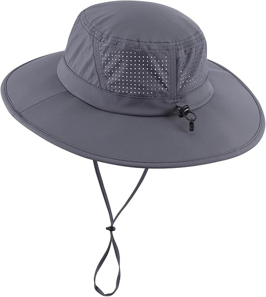 Home Prefer UPF 50+ Sun Hats for Men Women Foldable Wide Brim Fishing Hat Quick Dry Summer Outdoor Garden Safari Bucket Hat