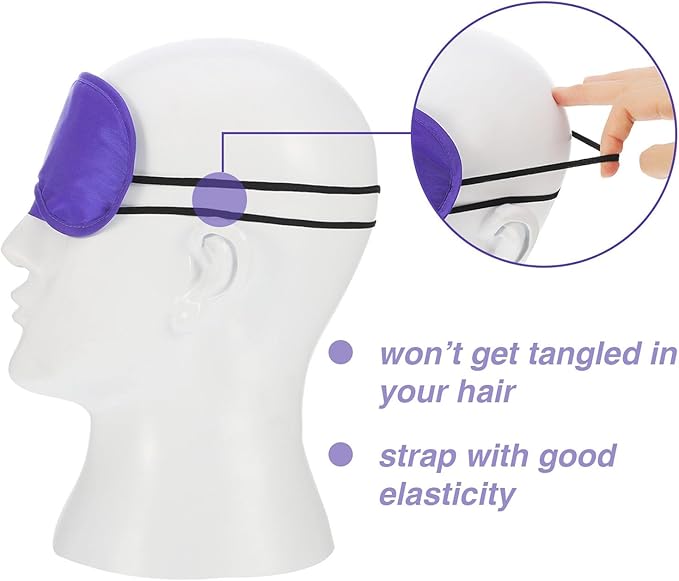 30 Pieces Blindfold Eye Cover Sleep Mask for Games Party Sleeping Travel with Nose Pad and Adjustable Strap (Multicolored)