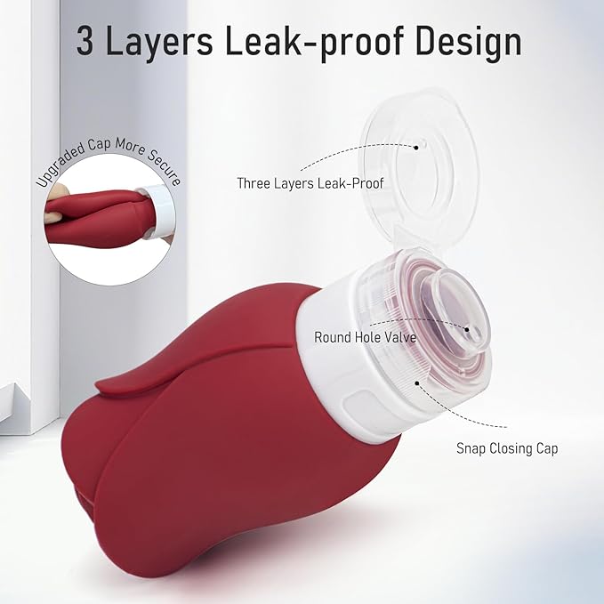 5 Pack Travel Bottles for Toiletries, TSA Approved 3oz Portable Travel Containers for Toiletries, Leak Proof Travel Tubs Refillable Liquid Travel Accessories for Shampoo Conditioner Lotion Body Wash