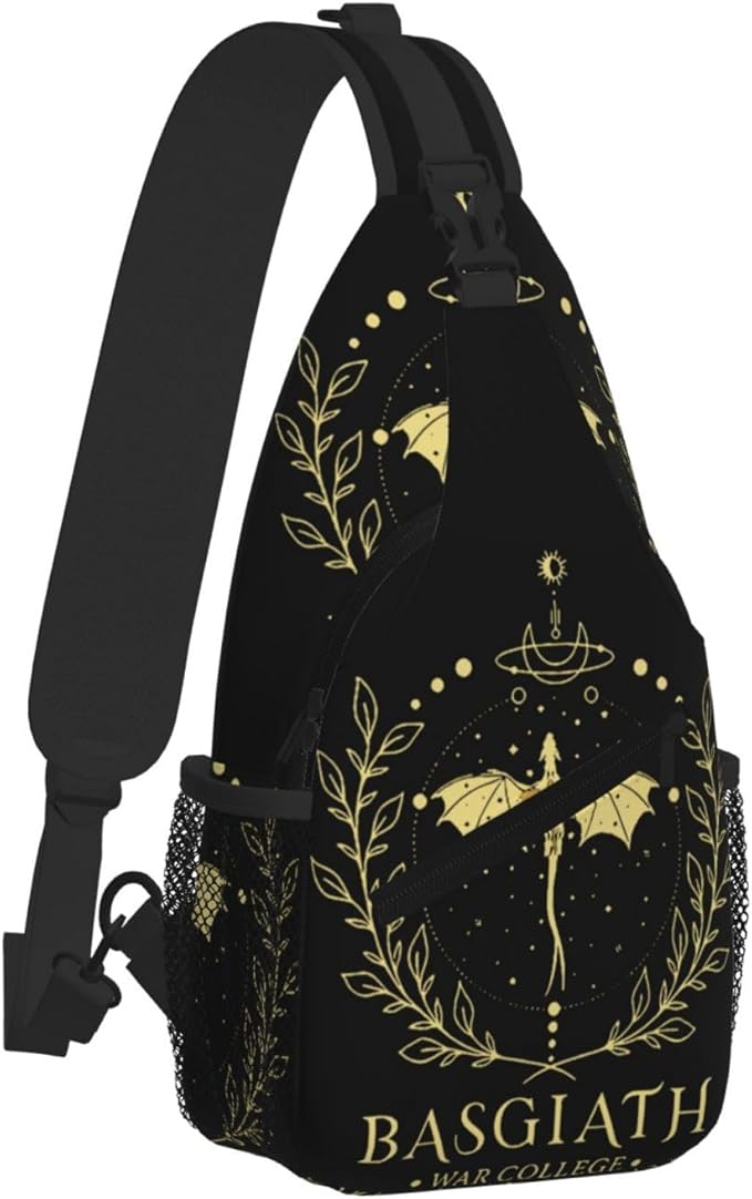 Fourth Dragon Wing Crossbody Bag Trendy Sling Bag Bakpack Casual Chest Bags Daypack For Hiking Walking Travel Running(6)