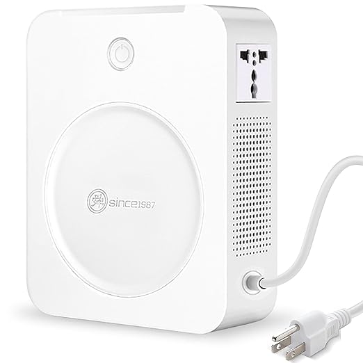 SUNSHUN Step Up Transformer 110v to 220v Converter 3000W Voltage Converter with 2 Outlets Sockets for European and Asian Appliances in USA