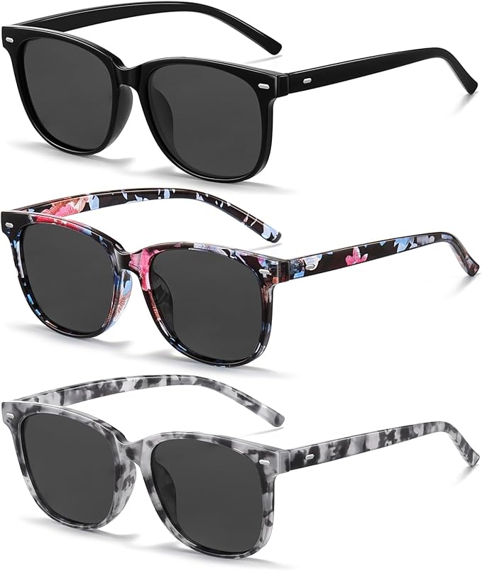 Wzerry Sunglasses for Women Polarized, Sun Glasses Vintage Style Trendy Round UV400 Protection Lens