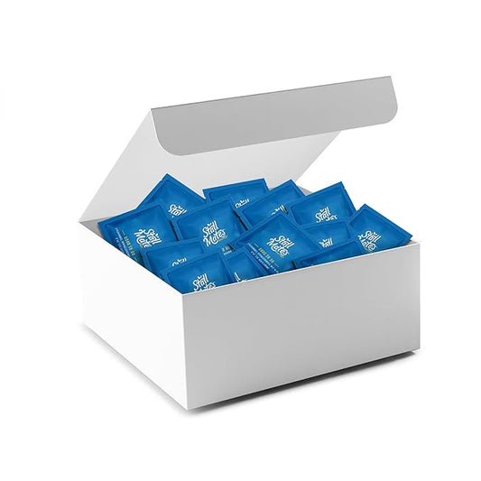 Stall Mates Wipes Witch Hazel: Flushable Wipes | Individually Wrapped | Travel Friendly | Soothing Witch Hazel | Unscented with Cucumber, Aloe and Chamomile | (90 on-the-go singles) BULK PACK