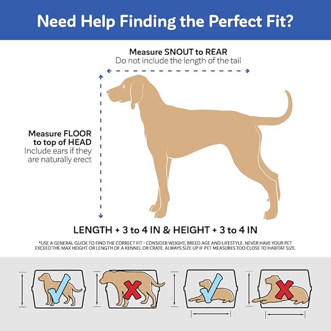 Petmate Pet Porter Dog Kennel 26", Dark Gray & Black, for Pets 20-25lbs, Made in USA