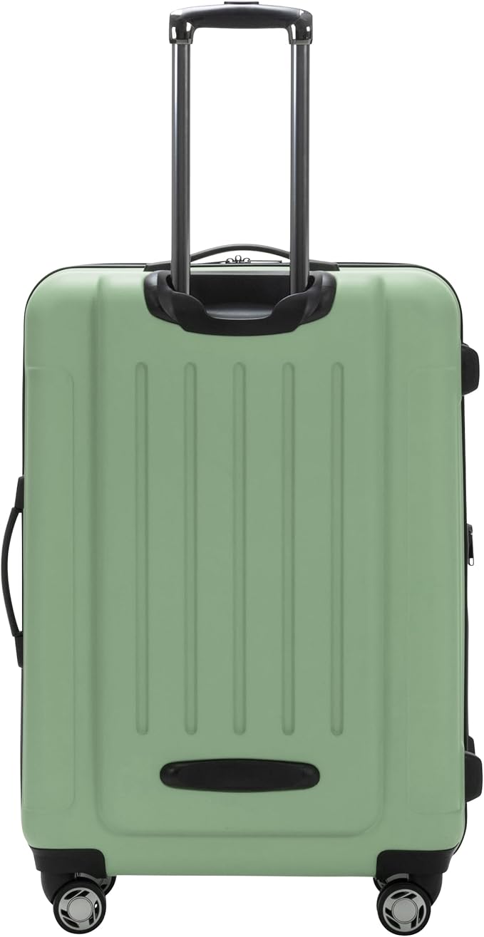 Kenneth Cole REACTION Renegade Luggage Expandable 8-Wheel Spinner Lightweight Hardside Suitcase, Seafoam, 28-Inch Checked
