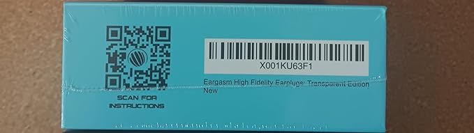 Eargasm High Fidelity Earplugs with Transparent Filters - Reusable Noise Reduction Hearing Protection Ear-Plugs with Carrying Case for Motorcycle, Concerts, Festivals, Raves, Live Events, Sports