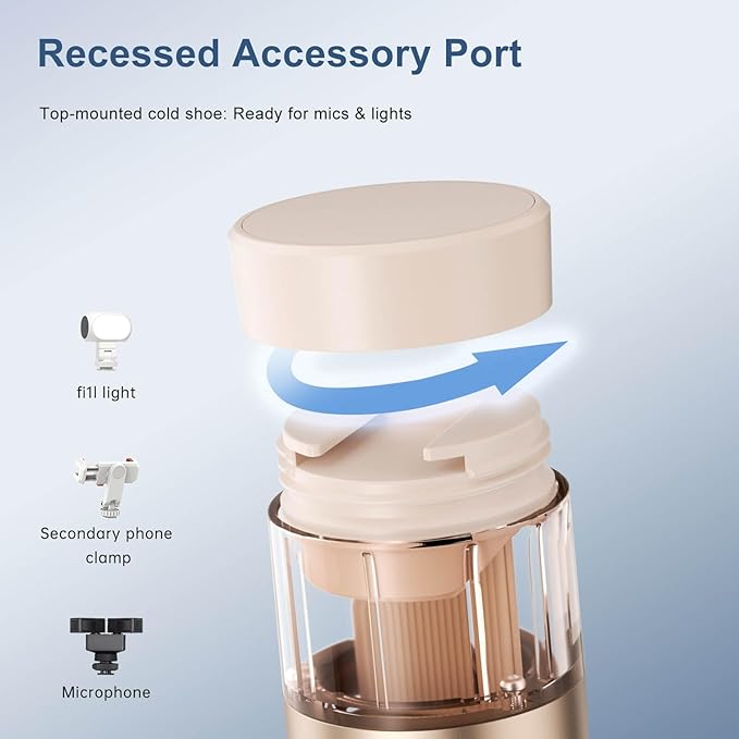 66" Automatic Phone Tripod Stand with Remote, Cell Phone Tripod for iPhone Video Recording & Live Streaming, Adjustable Selfie Stick Tripod for Content Creators, Vloggers