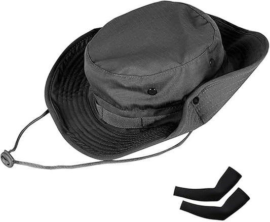 Sun Hats for Men Women Bucket Hat UPF 50+ Boonie Hat Foldable UV Protection Hiking Beach Fishing Summer Safari