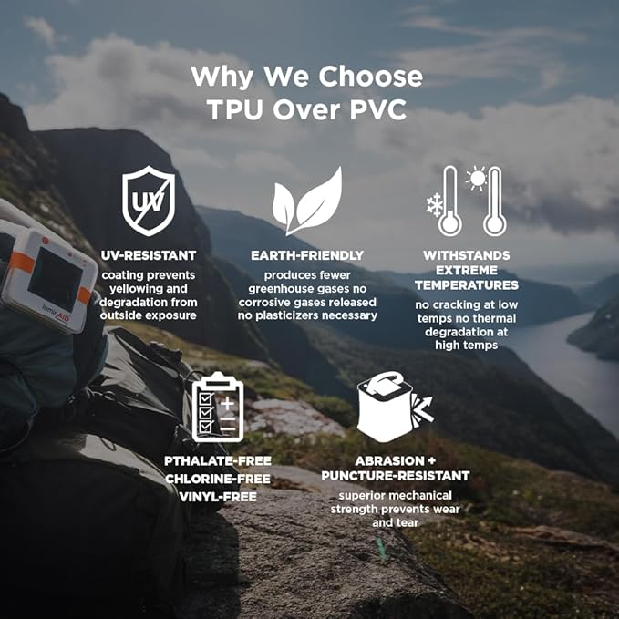 LuminAID Survivor Solar Lantern with Dual Phone Charger - Inflatable LED Lamp for Camping, Hiking and Travel - Emergency Light for Power Outages, Hurricane, Survival Kits