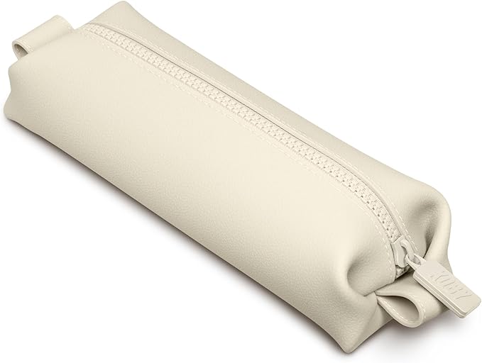 TOOLETRIES The Koby Mini Dopp Kit - Silicone Toiletry Organizer, Bathroom Travel Bag - Features Heavy-Duty Zipper, Leak Resistance, Easy to Clean - Sand