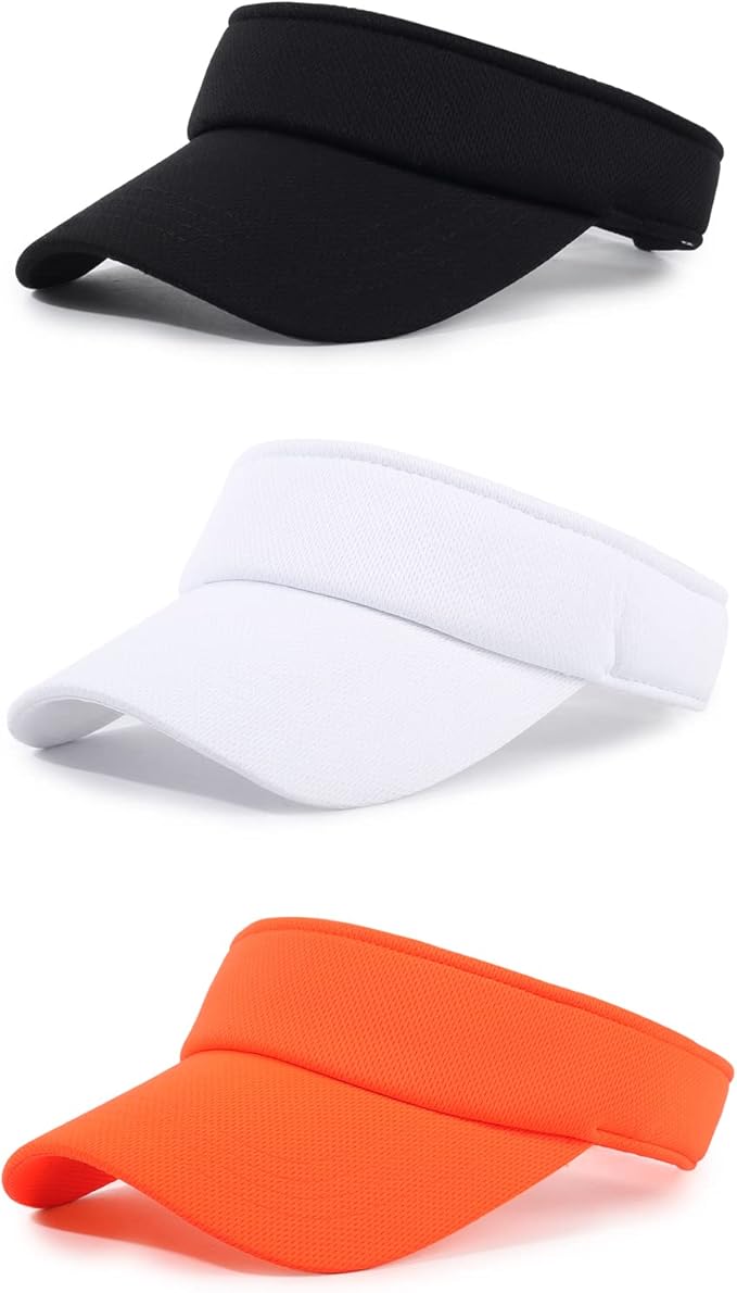 Sun Visor Hat Adjustable Velcro Outdoor Sports Cap for Men Women Adults
