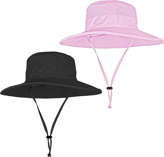 Sun Hats for Men Women Fishing Hat UPF 50+ Breathable Wide Brim Summer UV Protection Hat