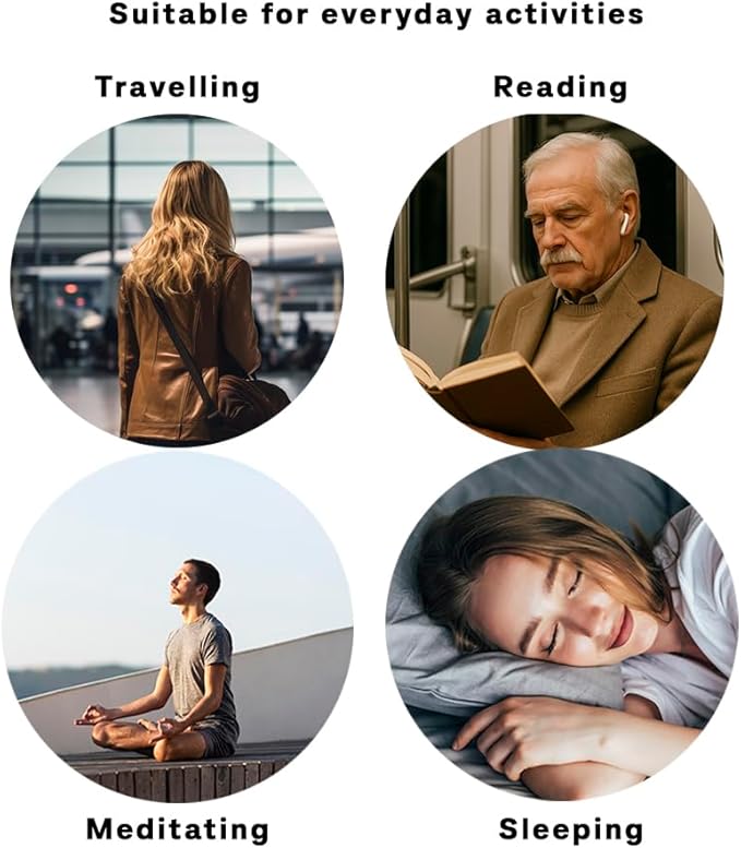 ROMI Ear Plugs for Sleeping & Snoring – 33 dB Noise Cancelling Silicone Earplugs for Concerts, Travel & Work – Reusable & Washable with Carrying Case + Adjustable Fit (4 Sizes XS/S/M/L)