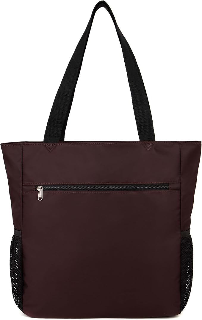 ETidy Large Capacity Foldable Tote Bag With Zipper Water-resistant SandproofWomen Beach Bag Handbag GymBag Travel ShoppingBag