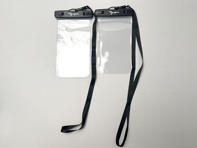 Waterproof Phone Pouch Bag - 7.5in Waterproof Phone Case for Beach Travel, IPX8 Cellphone Dry Bag with Lanyard for iPhone 17 16 15 Pro Max Galaxy S25 Ultra Pixel 10 Pro, Cruise Essentials 2025