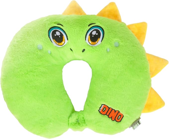 Travel Neck Pillow for Kids Adult Cute Soft Plush Memory Foam Airplane Neck Pillow for Traveling Animal Flight Pillow Head Rest Neck Support for Cars Long Flights
