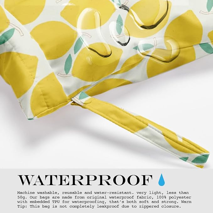 2 Pcs Wet Bag, Wet Dry Bag, Wet Bag for Swimsuit, Travel, Beach, Pool, Diapers, Dirty Yoga Gym Clothes, Toiletries, Makeup Bag, Rainbow Heart Decor for Women s Birthday Tie Dye Pattern.