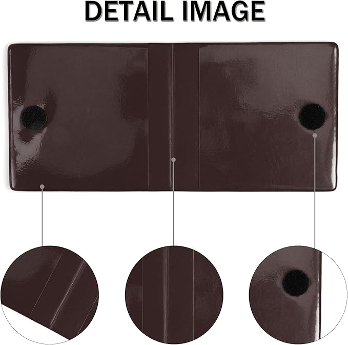 UYYE Car Registration and Insurance Card Holder, Vehicle Glove Box Car Organizer, Interior Car Accessories for Documents, Cards, License - 2 Pack